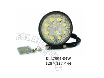 Phare de travail LED rond 24W