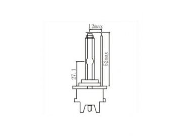 Lampe DHI automobile 35W-55W