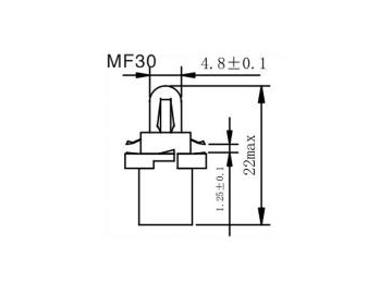 Ampoule de tableau de bord MF23, 25, 26, 30, T4