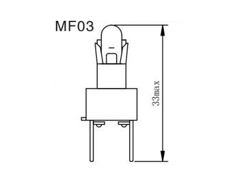 Ampoule de tableau de bord MF02, 03, 04, 05, 06, 07, 08
