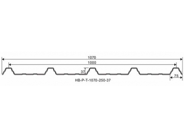 Panneau tuile UPVC (T-1130)