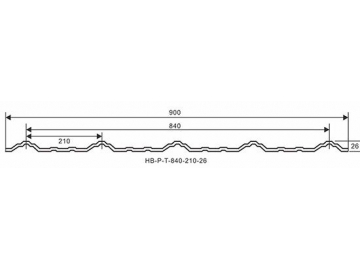 Panneau tuile UPVC (T-1130)