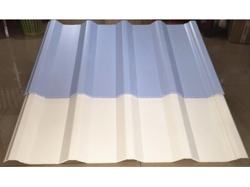 Panneau tuile creux isolant thermique UPVC