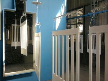 Ligne de revêtement de liquide  (pour lit de bébé)