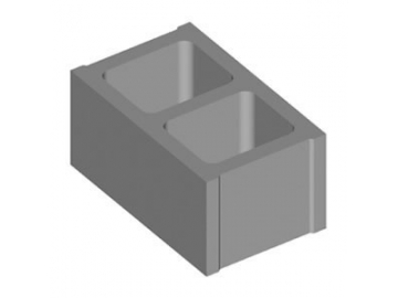 Bloc creux en béton