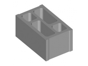Bloc creux en béton