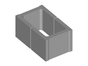 Bloc creux en béton