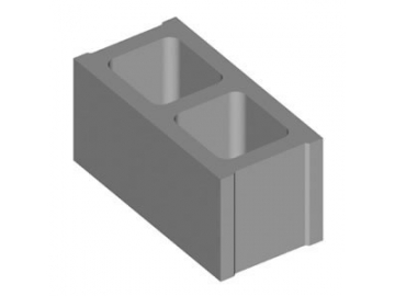 Bloc creux en béton