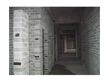 Bloc creux en béton