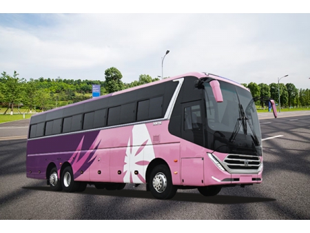 Autobus à moteur avant