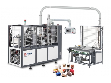 Machine de fabrication des gobelets en carton, DESPU-C100NS