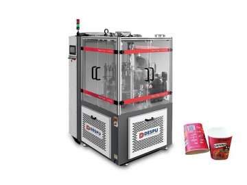 Machine d’aplatissement de bord des gobelets en carton, DESPU-DY800