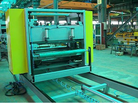 Ligne de production de panneaux sandwich EPS/Laine de roche