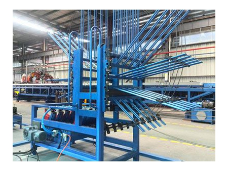 Ligne de production de platelages acier