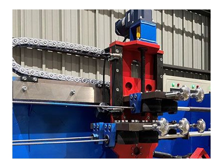 Ligne de production de platelages acier