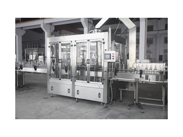 Remplisseuse, capsuleuse, laveuse pour bouteille en verre