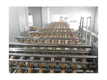 Machine d’emballage de biscuit, sans plateau