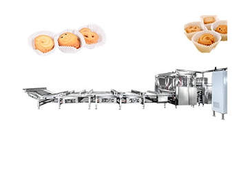 Système de chargement de gobelets en papier automatique pour biscuits