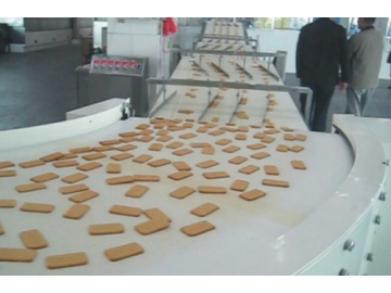 Ligne de fabrication de biscuits sandwichs, Système automatique pour biscuits sandwichs