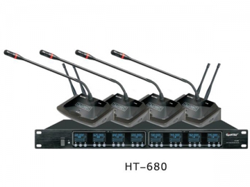 Microphone sans fil UHF de réunion