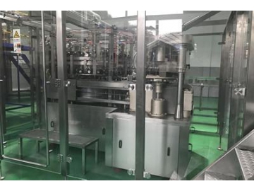 Remplisseuse capsuleuse pour canette de bière