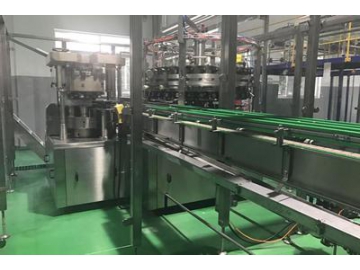 Remplisseuse capsuleuse pour canette de bière