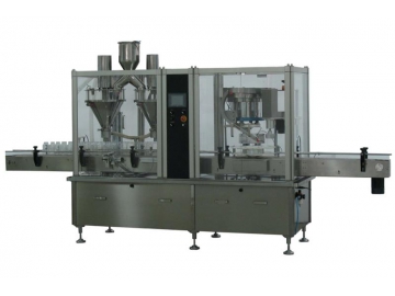 Remplisseuse boucheuse automatique pour poudre