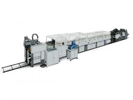 Machine de fabrication de sacs en papier ZB960C-330 (alimentation de feuilles)