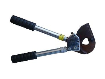 Pince coupe câble à crémaillère