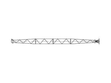 Mât de levage à croisillons