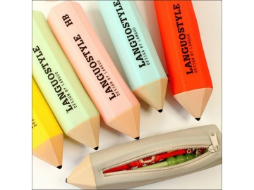 Trousse papeterie en silicone