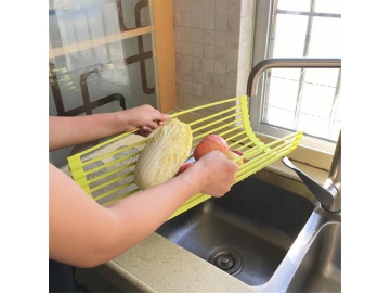 Egouttoir enroulable en silicone