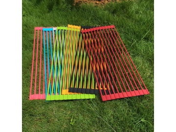 Egouttoir enroulable en silicone