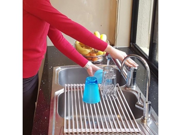 Egouttoir enroulable en silicone