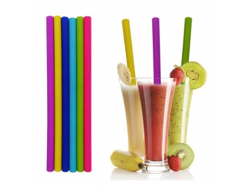 Paille en silicone