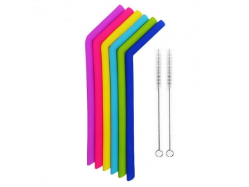 Paille en silicone