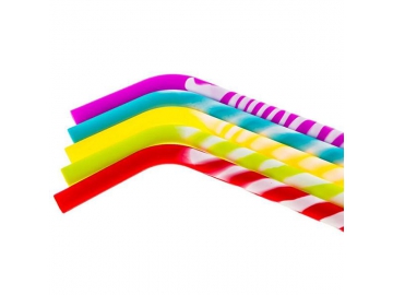 Paille en silicone