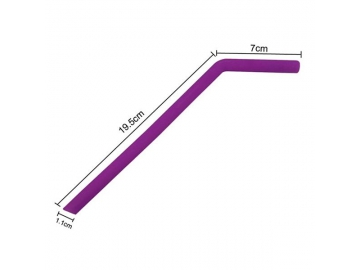 Paille en silicone