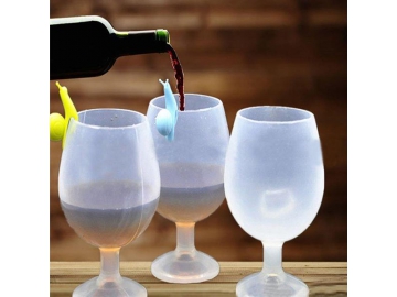 Verre à vin en silicone