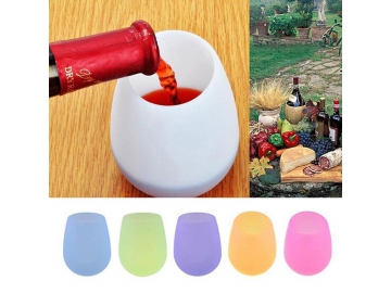Verre à vin en silicone