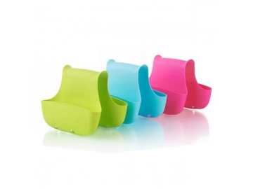 Boîte de rangement silicone pour salle de bain