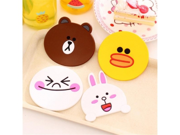 Dessous de verre en silicone