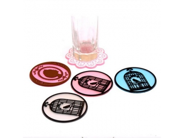 Dessous de verre en silicone