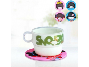 Dessous de verre en silicone
