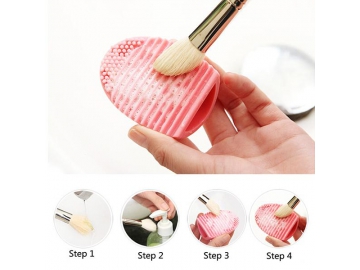 Brosse nettoyante silicone pour pinceaux