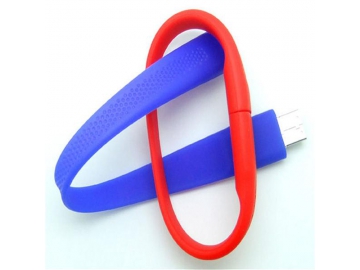 Clé USB bracelet silicone