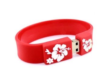 Clé USB bracelet silicone