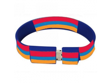 Clé USB bracelet silicone