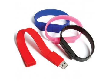 Clé USB bracelet silicone