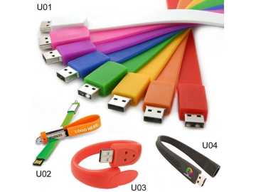Clé USB bracelet silicone